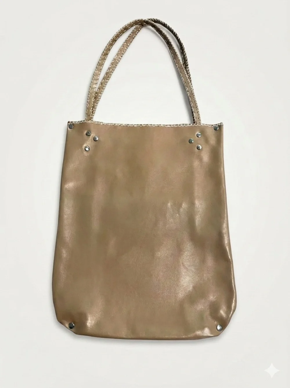 STUNNING Minimalist Artisan Leather Shoulder Tote Bag